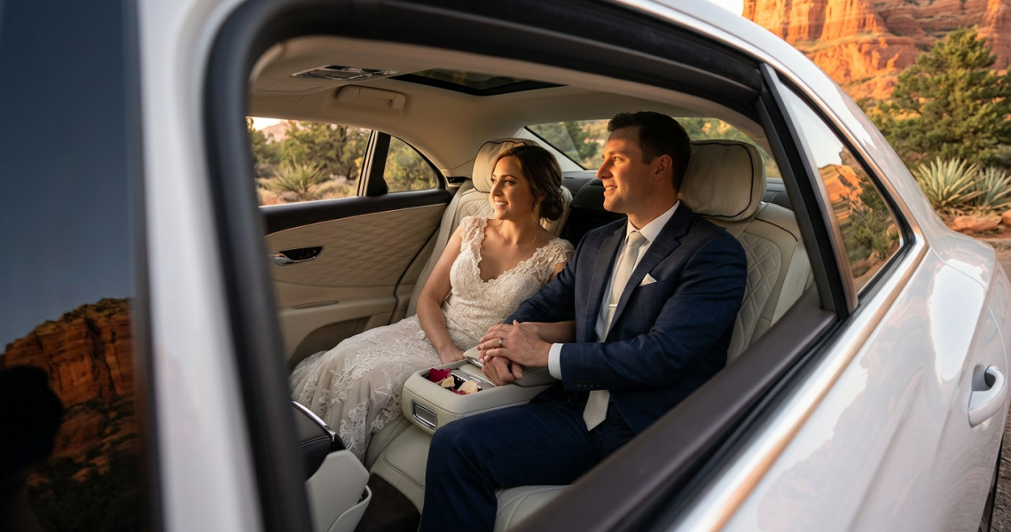 Why So Many Couples Choose a Sedona Chauffeur for Their Destination Wedding